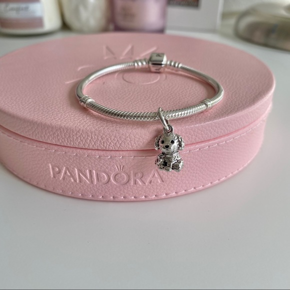 Pandora Poodle Puppy Dog Charm 